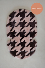 The Pram Puff | Houndstooth Chocolate & Rosewater