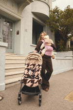 The Pram Puff | Houndstooth Chocolate & Rosewater
