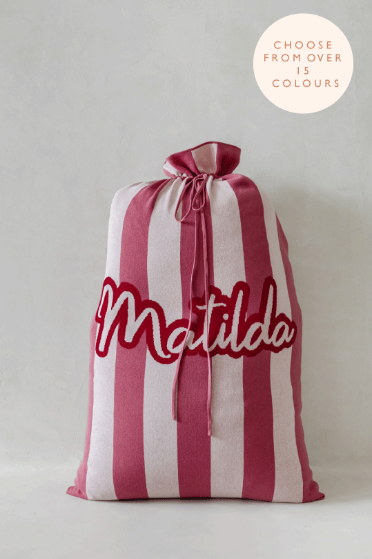 The Candy Stripe Santa Sack