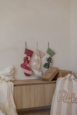 The Candy Stripe Santa Stocking