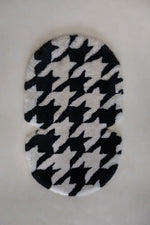 The Pram Puff | Houndstooth Black & Cloud
