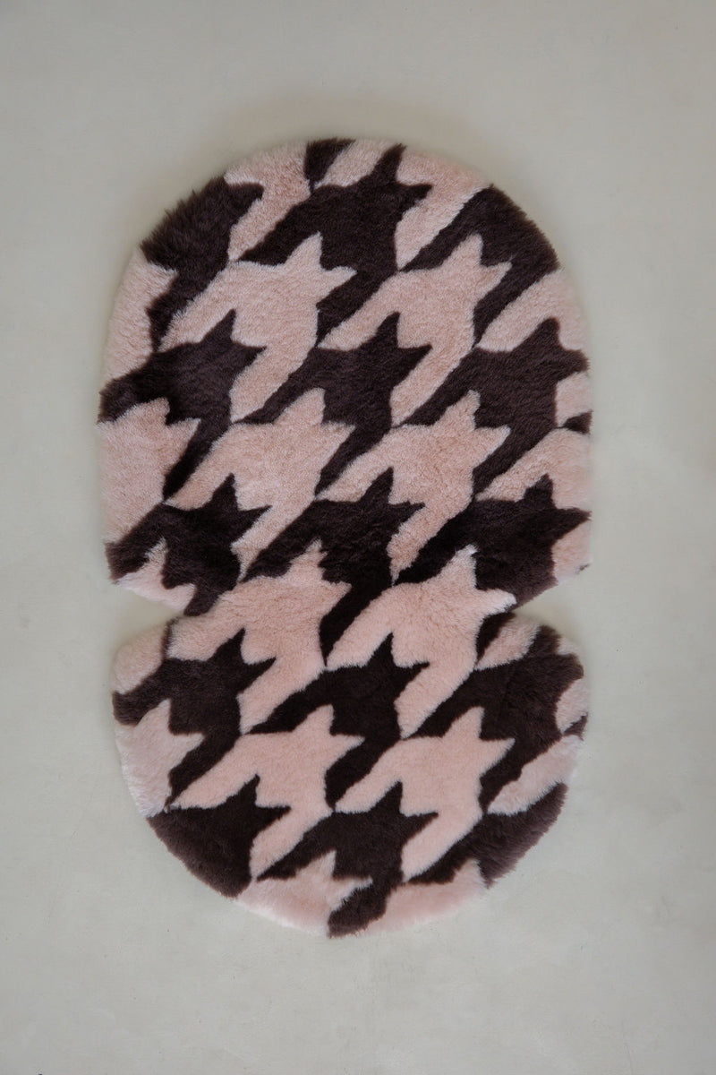 The Pram Puff | Houndstooth Chocolate & Rosewater