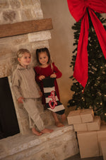 The Candy Stripe Santa Stocking