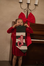 The Candy Stripe Santa Stocking