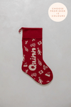 The Santa Baby Santa Stocking