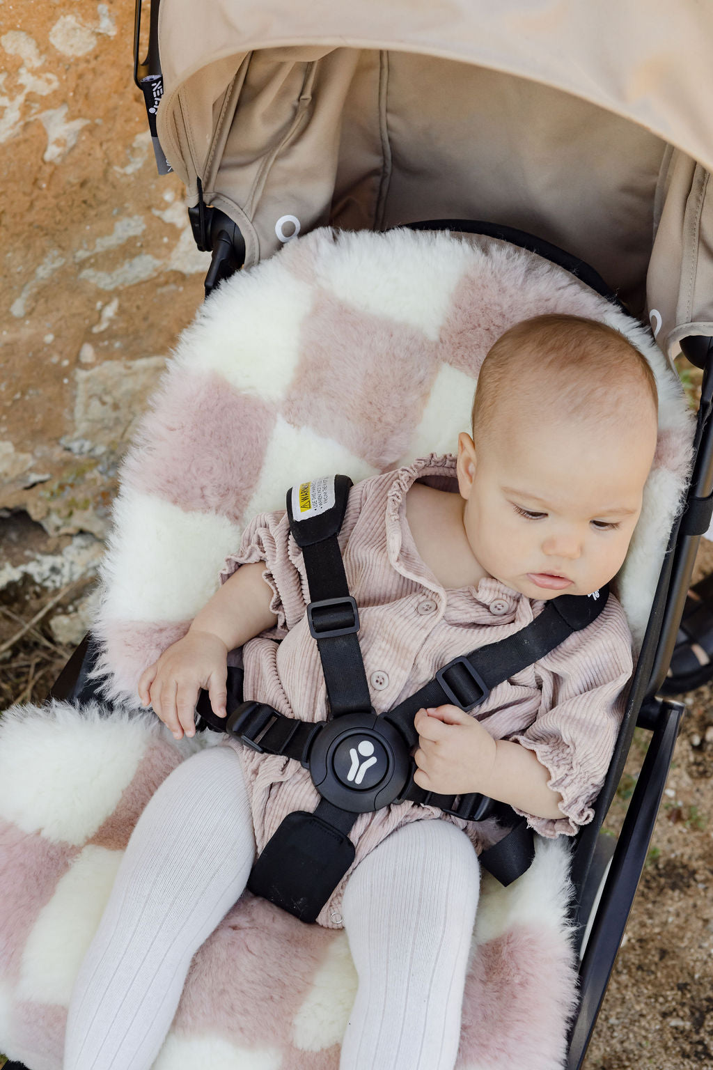 The Pram Puff | Check Rosewater & Coconut